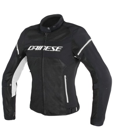 CHAQUETA DAINESE AIR-FRAME D1 LADY PERFORADA NEGRA/BLANCA
