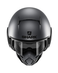 CASCO SHARK DRAK STREET NEON MAT TITANIO