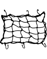 RED PORTAEQUIPAJE DE NUDOS NEGRA