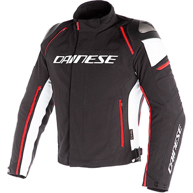 CHAQUETA DAINESE RACING 3 D-DRY NEGRO/BLANCO/ROJO