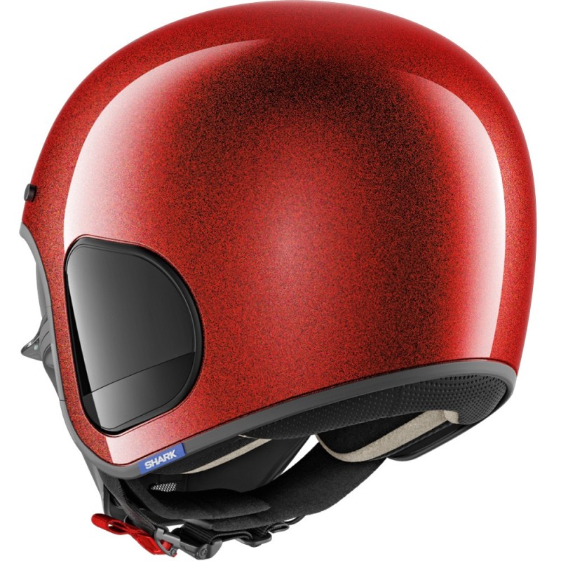 CASCO SHARK S-DRAK GLITTER ROJO RRX
