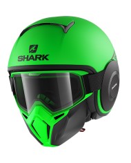 CASCO SHARK STREET-DRAK NEON MAT VERDE