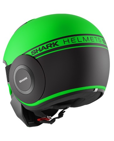 CASCO SHARK STREET-DRAK NEON MAT VERDE
