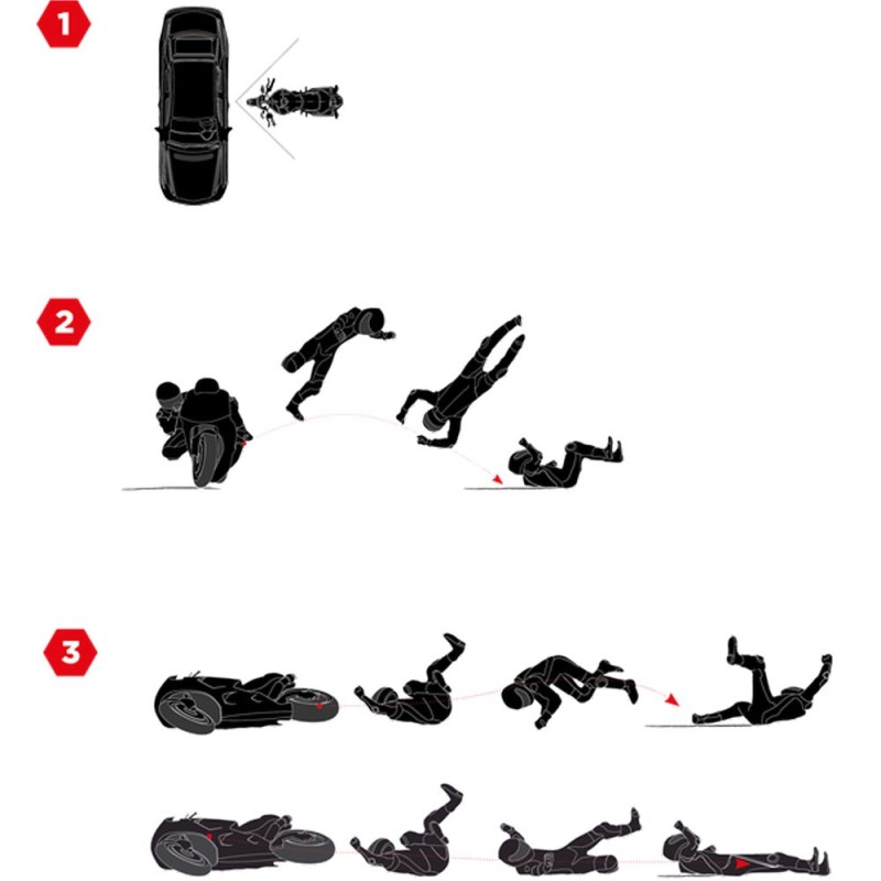 CHAQUETA DAINESE D-AIR TUONO ROJA