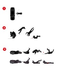 MONO DAINESE MISANO 2 D-AIR LADY PERFORADO NEGRO/BLANCO