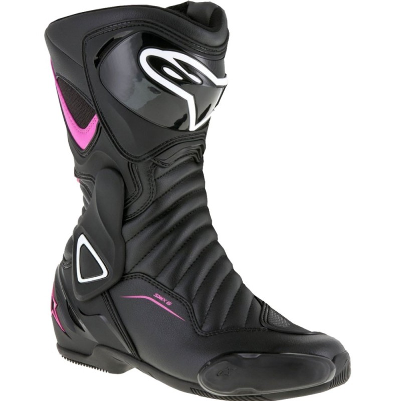 BOTAS ALPINESTARS STELLA SMX-6 V2 LADY NEGRA/FUCSIA