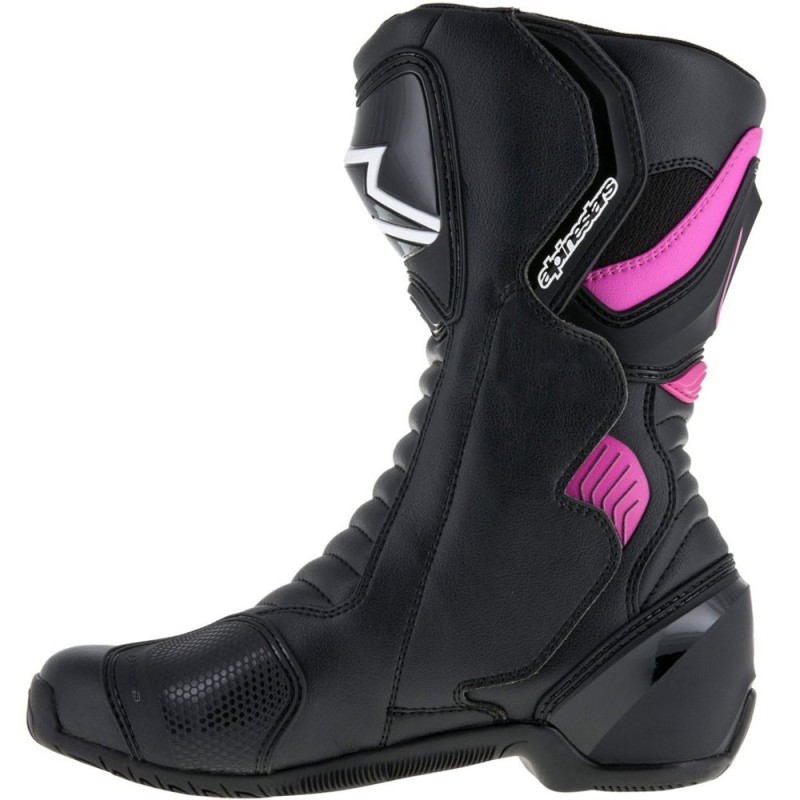 BOTAS ALPINESTARS STELLA SMX-6 V2 LADY NEGRA/FUCSIA