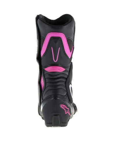 BOTAS ALPINESTARS STELLA SMX-6 V2 LADY NEGRA/FUCSIA