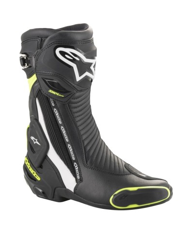 BOTAS ALPINESTARS SMX PLUS V2 NEGRA/BLANCA/AMARILLO