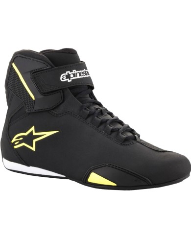 ZAPATILLAS ALPINESTARS SEKTOR NEGRO/AMARILLO FLUOR
