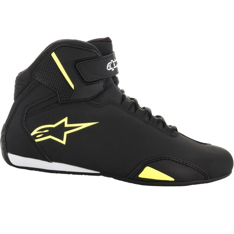 ZAPATILLAS ALPINESTARS SEKTOR NEGRO/AMARILLO FLUOR