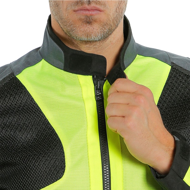 CHAQUETA DAINESE AIR TOURER TEX AMARILLO FLUOR