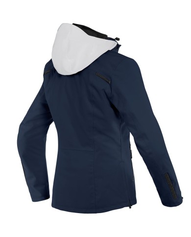 CHAQUETA DAINESE MAYFAIR D-DRY LADY BLACK-IRIS/GLACIER-GRAY