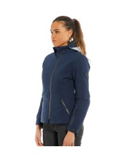 CHAQUETA DAINESE MAYFAIR D-DRY LADY BLACK-IRIS/GLACIER-GRAY