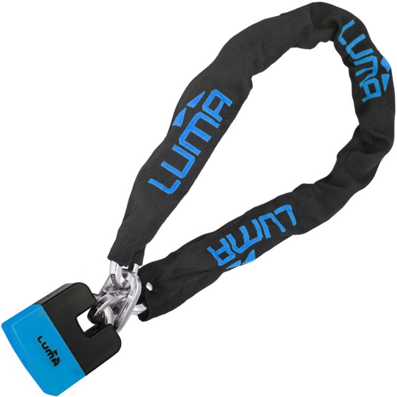 CADENA + CANDADO LUMA 28 CHAIN PLUS AZUL DE 170