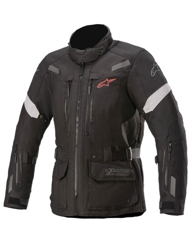 CHAQUETA ALPINESTARS STELLA VALPARAISO V3 DRYSTAR LADY NEGRA