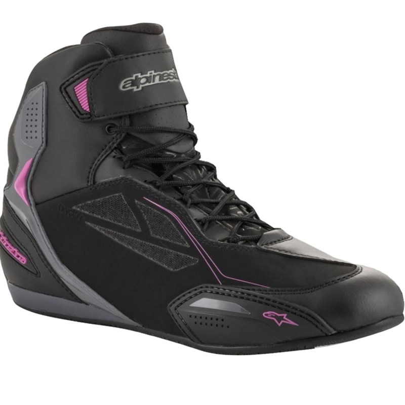 ZAPATILLAS ALPINESTARS STELLA FASTER-3 DRYSTAR LADY NEGRO/FUCSIA