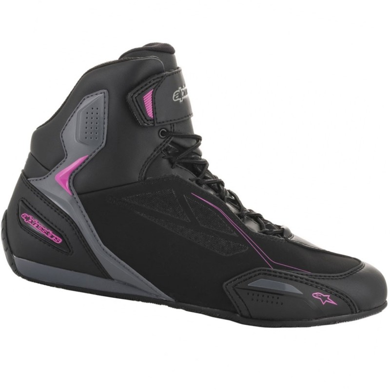 ZAPATILLAS ALPINESTARS STELLA FASTER-3 DRYSTAR LADY NEGRO/FUCSIA