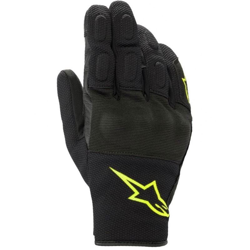 GUANTES ALPINESTARS S MAX DRYSTAR NEGRO/AMARILLO FLUOR