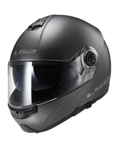 Casco ls2 ff325 strobe solid titanio mate