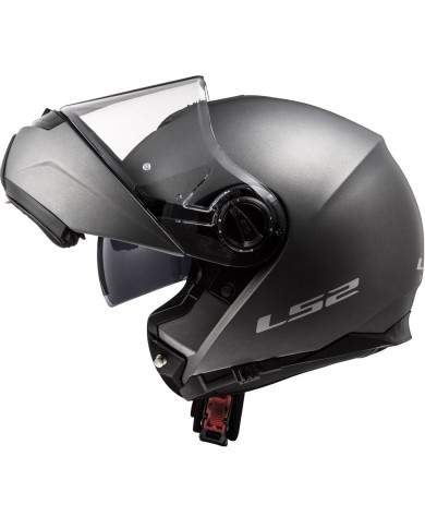 Casco ls2 ff325 strobe solid titanio mate