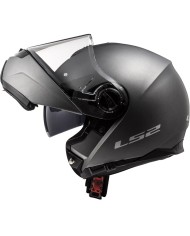 Casco ls2 ff325 strobe solid titanio mate
