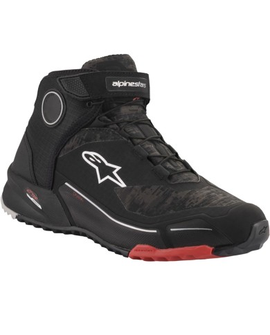 ZAPATILLAS ALPINESTARS CR-X DRYSTAR BLACK/CAMO RED