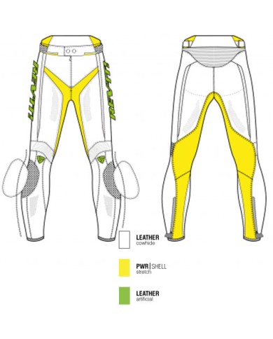 PANTALONES REVIT XENA 3 PIEL LADY NEGRO