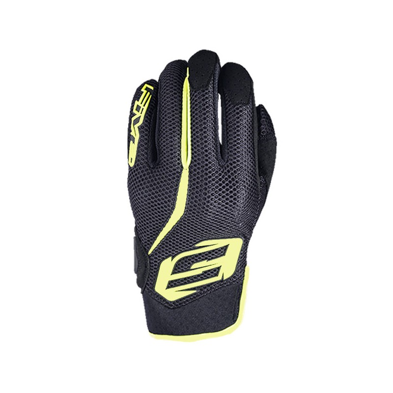 GUANTES FIVE RS5 AIR NEGRO/AMARILLO