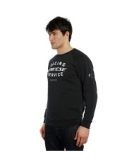 SUDADERA DAINESE PADDOCK SWEATSHIRT NEGRO/BLANCO