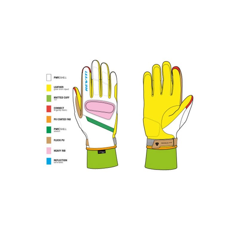 GUANTES REVIT HYDRA 2 H2O LADY NEGRO