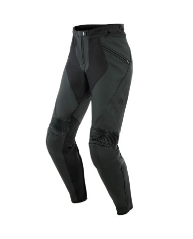 PANTALONES DAINESE PONY 3 PIEL LADY BLACK-MATT