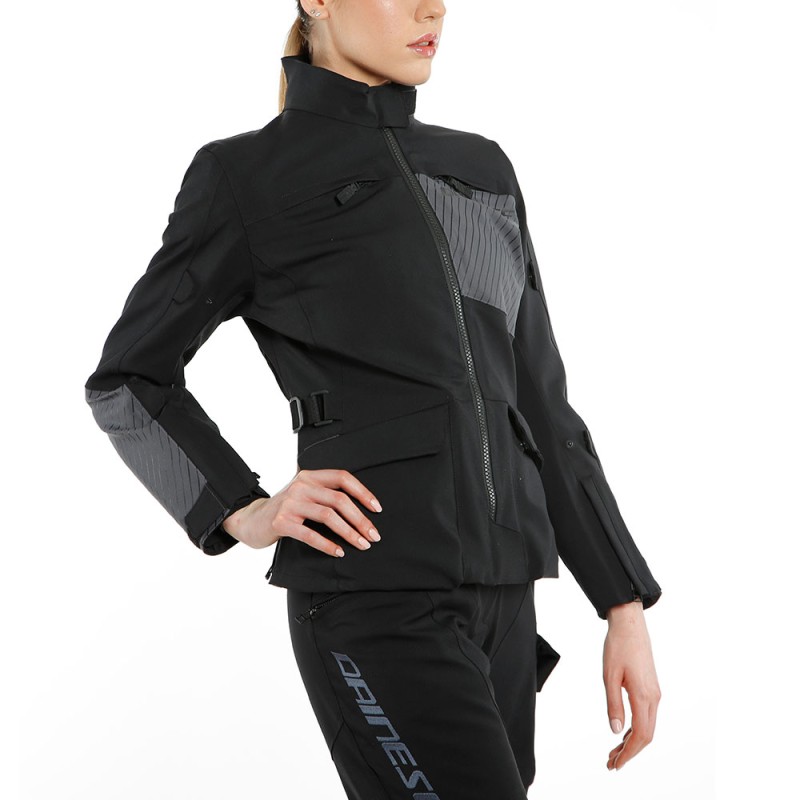 CHAQUETA DAINESE TONALE LADY D-DRY XT BLACK/EBONY/BLACK