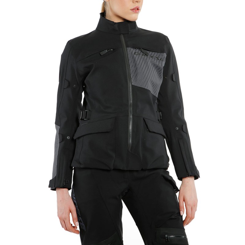 CHAQUETA DAINESE TONALE LADY D-DRY XT BLACK/EBONY/BLACK