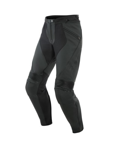 PANTALONES DAINESE PONY 3 PIEL BLACK-MATT