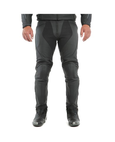 PANTALONES DAINESE PONY 3 PIEL BLACK-MATT