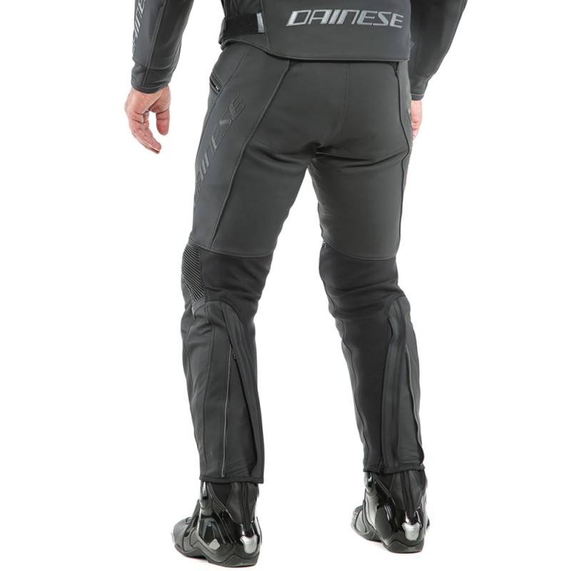 PANTALONES DAINESE PONY 3 PIEL BLACK-MATT