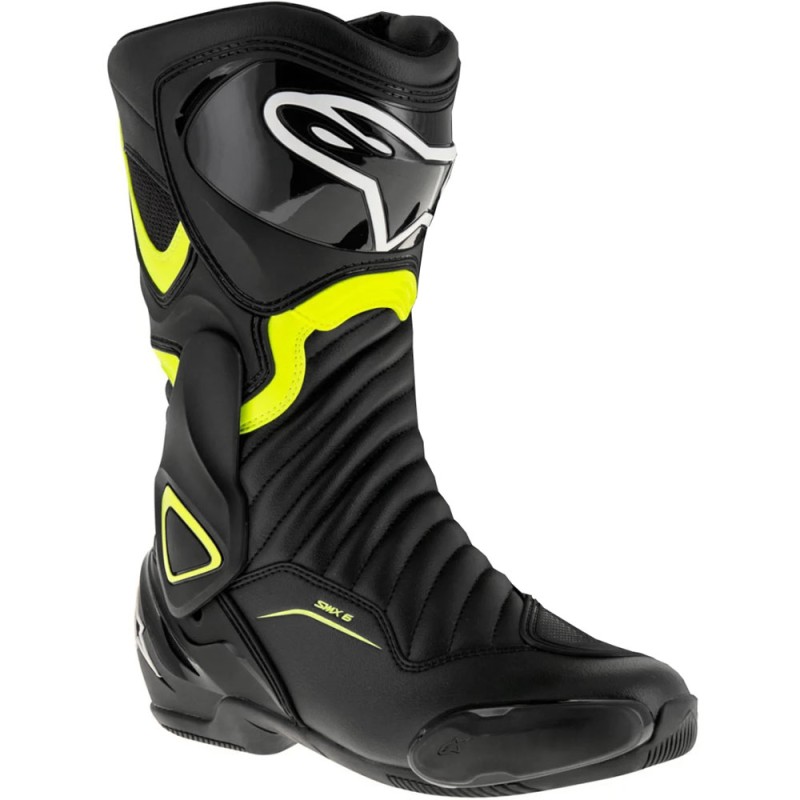 Botas alpinestars smx-6 v2 negro/amarillo fluor