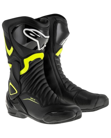 Botas alpinestars smx-6 v2 negro/amarillo fluor
