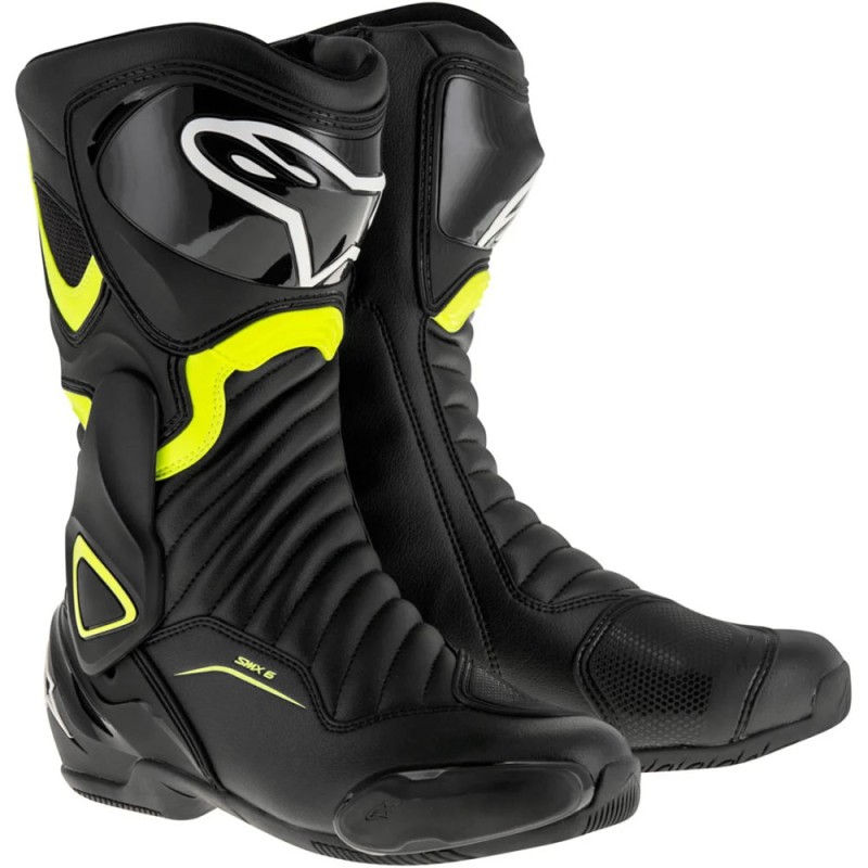 Botas alpinestars smx-6 v2 negro/amarillo fluor