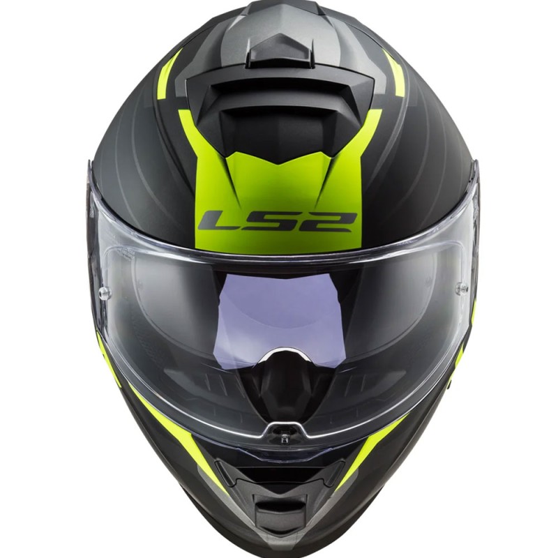 CASCO LS2 STORM NERVE MATE/AMARILLO FLUOR