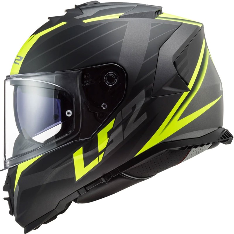 CASCO LS2 STORM NERVE MATE/AMARILLO FLUOR