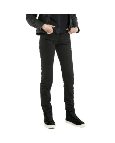 PANTALONES VAQUEROS DAINESE CASUAL SLIM TEX LADY NEGRO