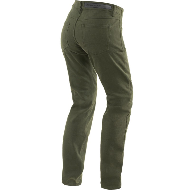 PANTALONES VAQUEROS DAINESE CASUAL SLIM TEX LADY OLIVA