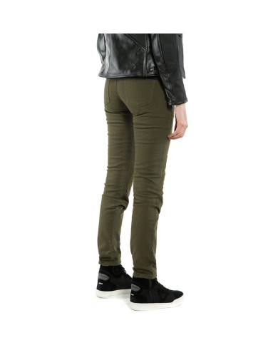 PANTALONES VAQUEROS DAINESE CASUAL SLIM TEX LADY OLIVA