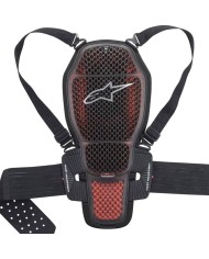 ESPALDERA ALPINESTARS NUCLEON KR-1 CELL TRANSPARENTE SMOKE/RED