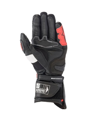 GUANTES ALPINESTARS SP-2 V3 NEGRO/BLANCO/ROJO
