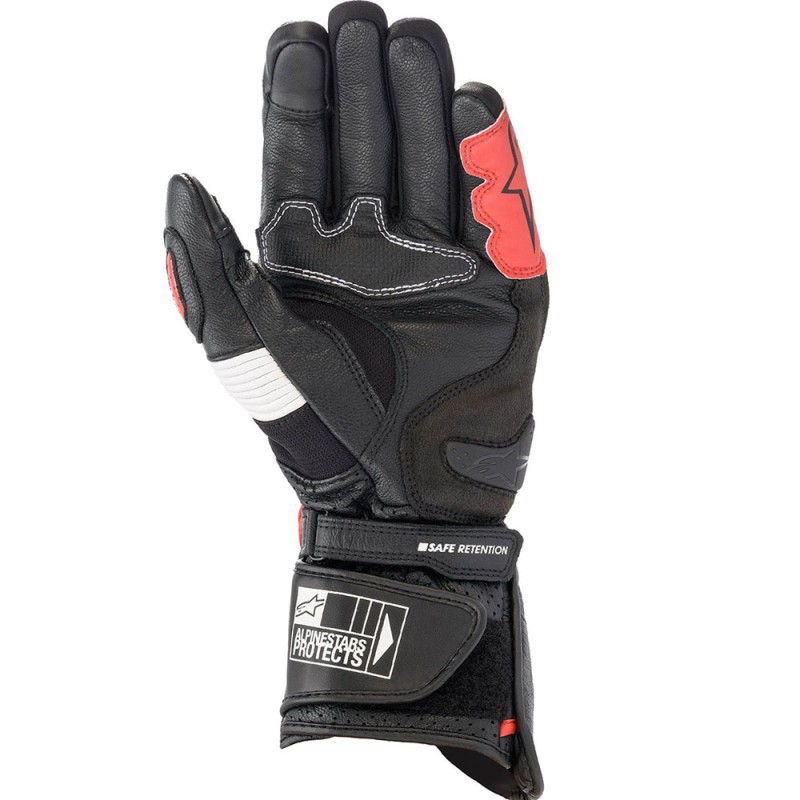 GUANTES ALPINESTARS SP-2 V3 NEGRO/BLANCO/ROJO