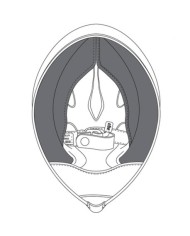 CARRILLERAS CASCO AGV COMPACT ST (M)