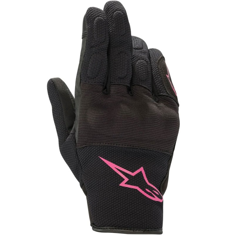 GUANTES ALPINESTARS STELLA S MAX DRYSTAR LADY NEGRO/FUCSIA